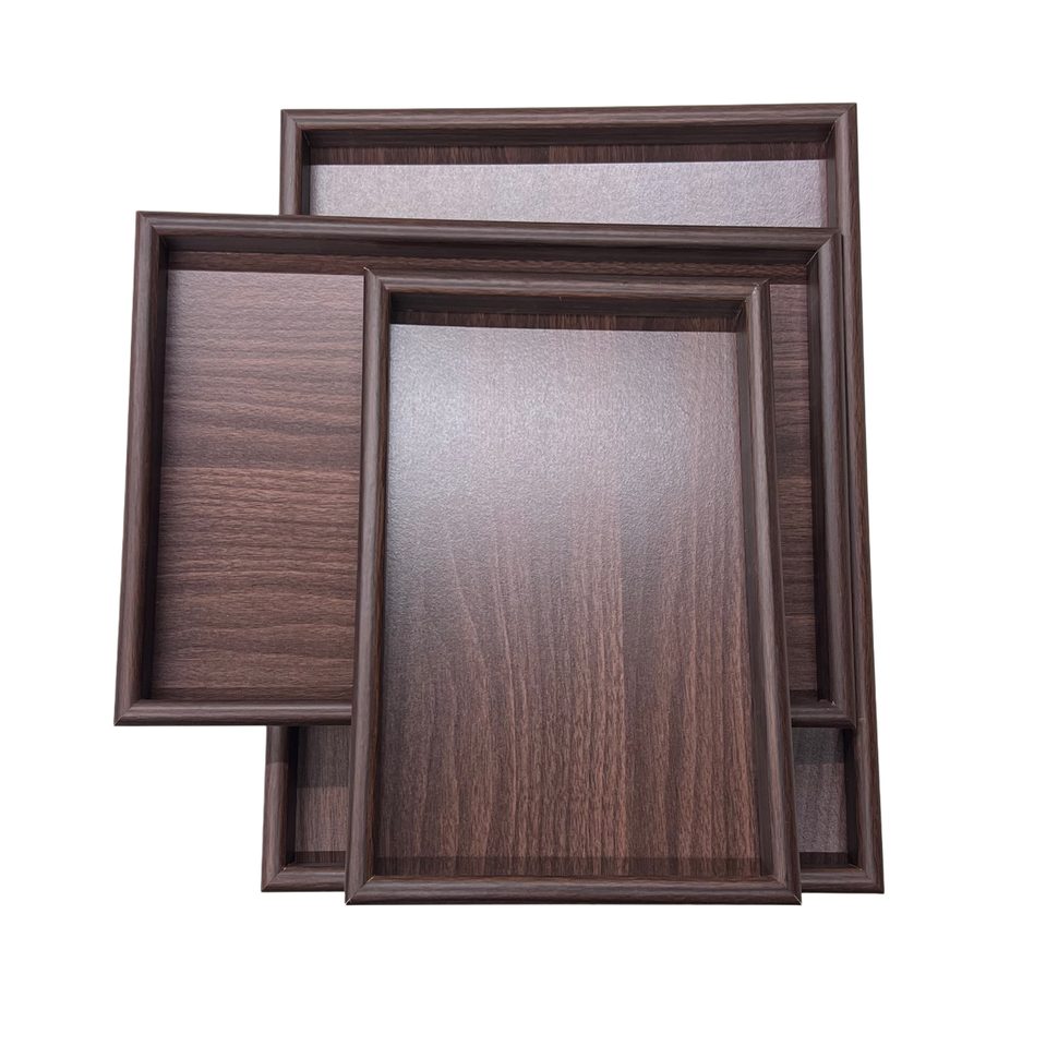 طقم صواني تقديم  MDF 3 قطع — صورة 6