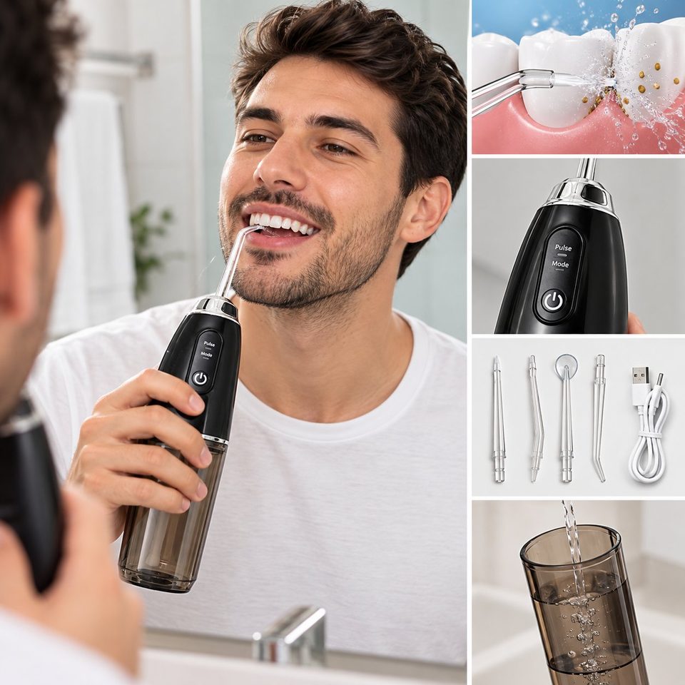 جهاز تنظيف الأسنان بالماء Water Flosser — صورة 3