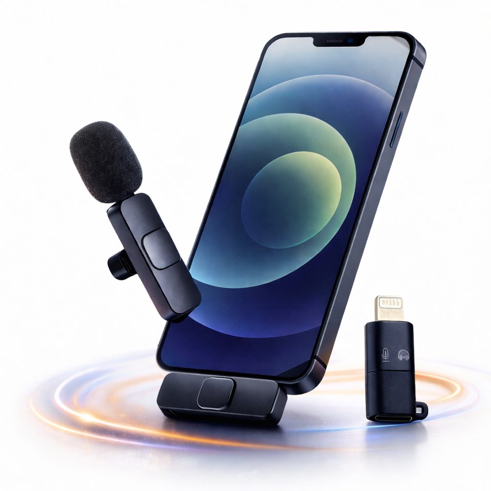 مايكرفون لاسلكي للهواتف K8