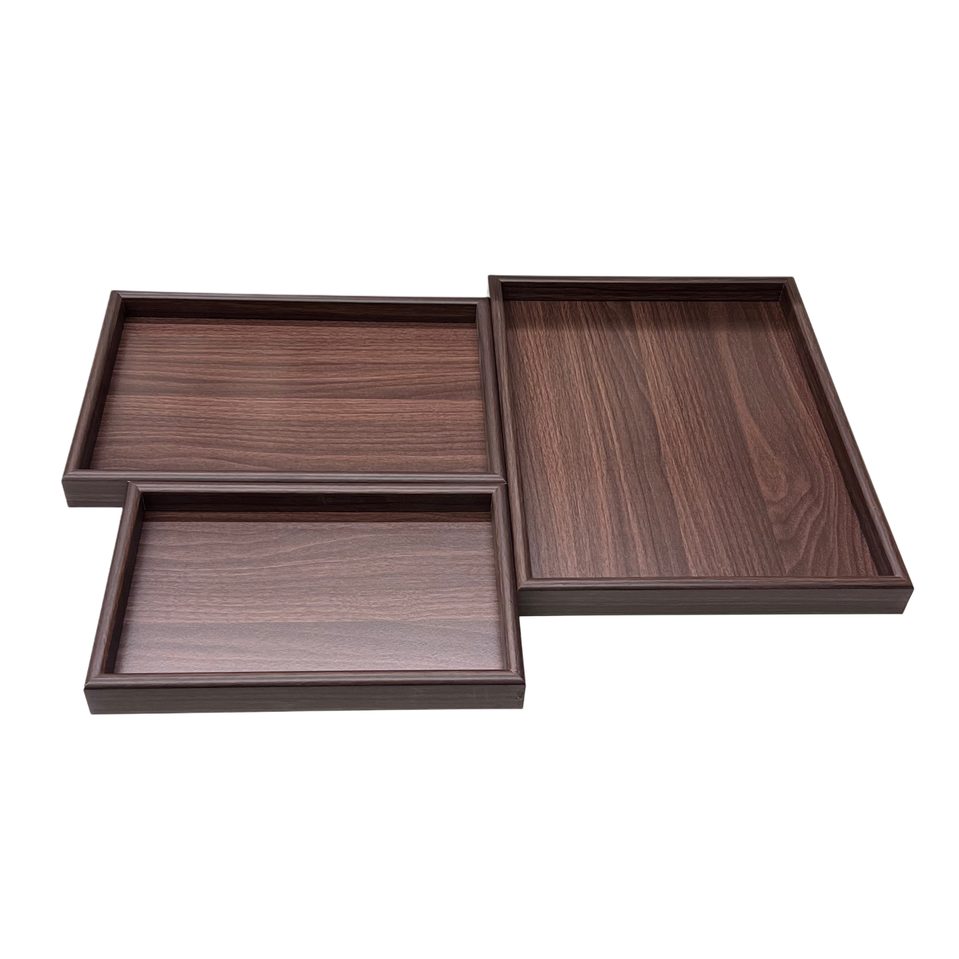 طقم صواني تقديم  MDF 3 قطع — صورة 8