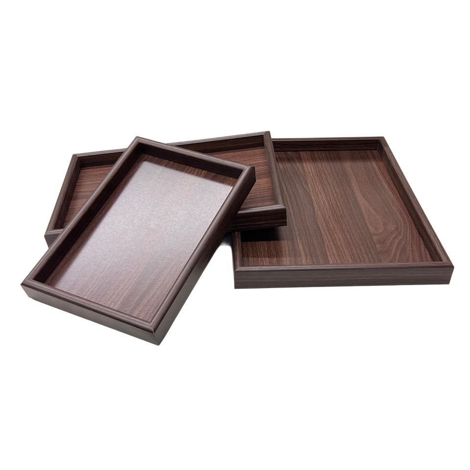 طقم صواني تقديم  MDF 3 قطع — صورة 9