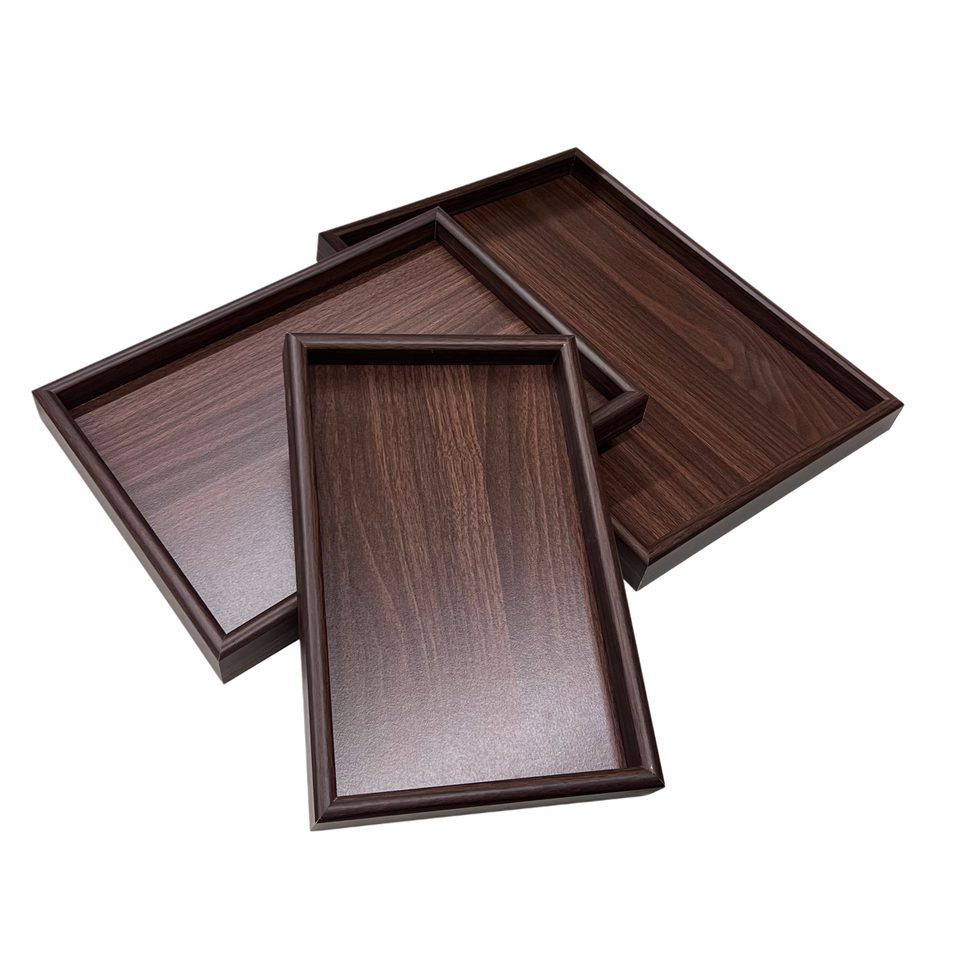طقم صواني تقديم  MDF 3 قطع — صورة 7