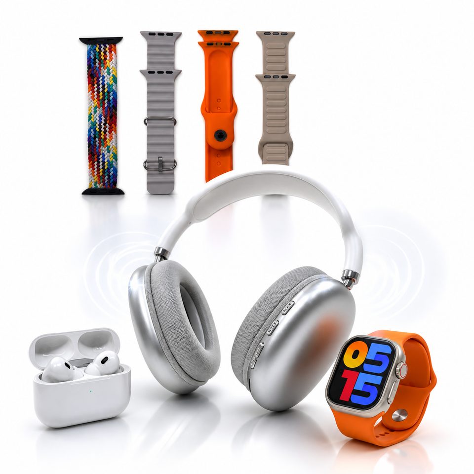 بوكس ساعة ذكية وسماعة وايربود موديل Z-3438
