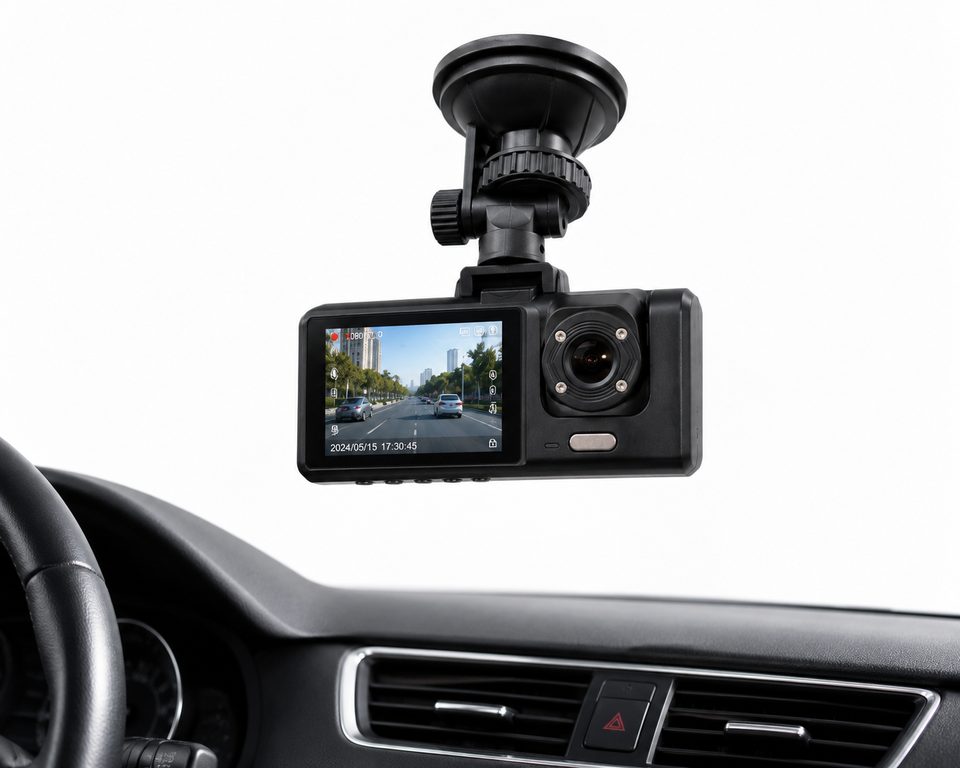 كاميرا سيارة مرآة خلفية مزدوجة (Black Box Traffic Recorder)