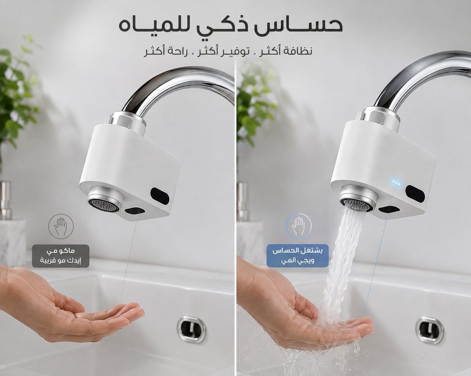 حنفية توفير المياه الأوتوماتيكية — صورة 2